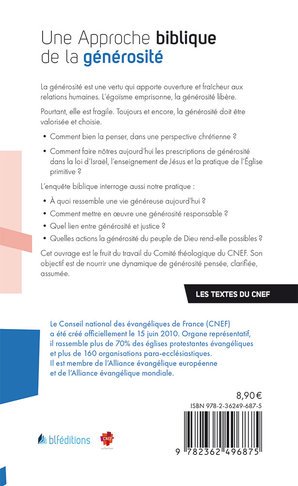 Image #1 du produit Une approche biblique de la générosité Image #1 du produit Une approche biblique de la générosité