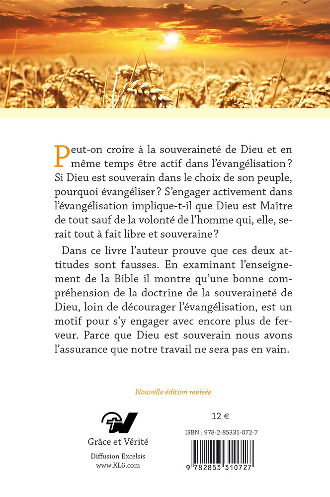 Image #1 du produit L'évangélisation et la souveraineté de Dieu Image #1 du produit L'évangélisation et la souveraineté de Dieu