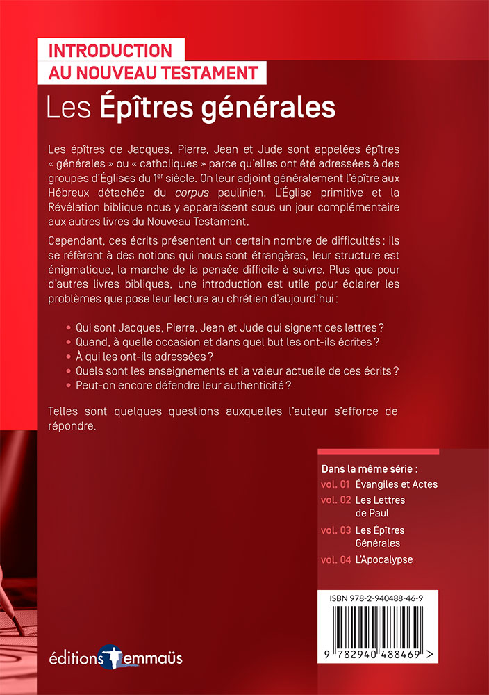 Image #1 du produit Les Épîtres générales Image #1 du produit Les Épîtres générales
