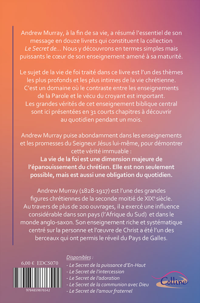 Image #1 du produit Le secret... de la vie de foi Image #1 du produit Le secret... de la vie de foi