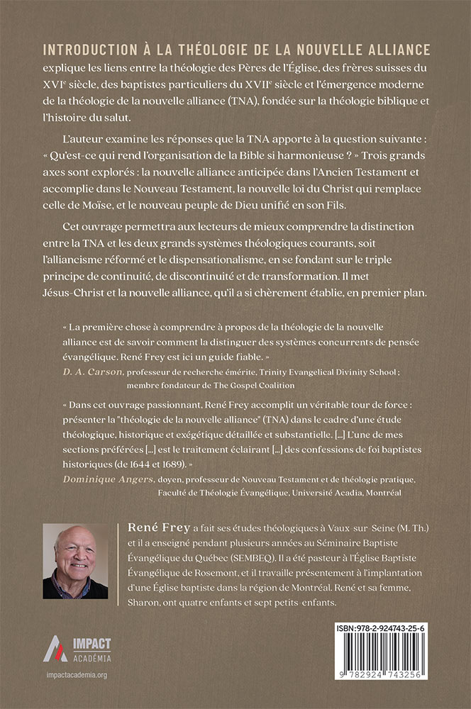 Image #1 du produit Introduction à la théologie de la nouvelle alliance Image #1 du produit Introduction à la théologie de la nouvelle alliance