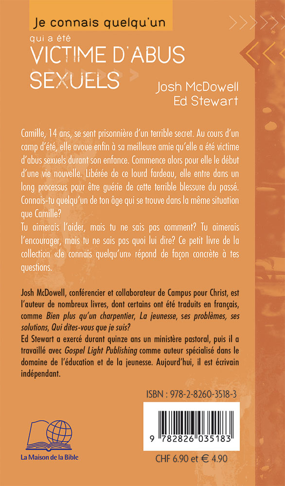 Image #1 du produit Je connais quelqu'un qui a été victime d'abus sexuels Image #1 du produit Je connais quelqu'un qui a été victime d'abus sexuels