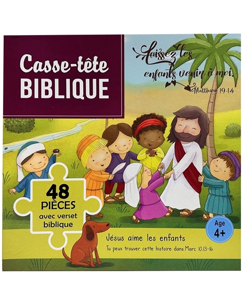 Casse-tête biblique - Jésus aime les enfants