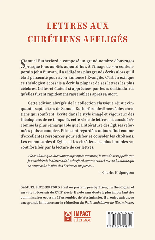 Image #2 du produit Lettres aux chrétiens affligés