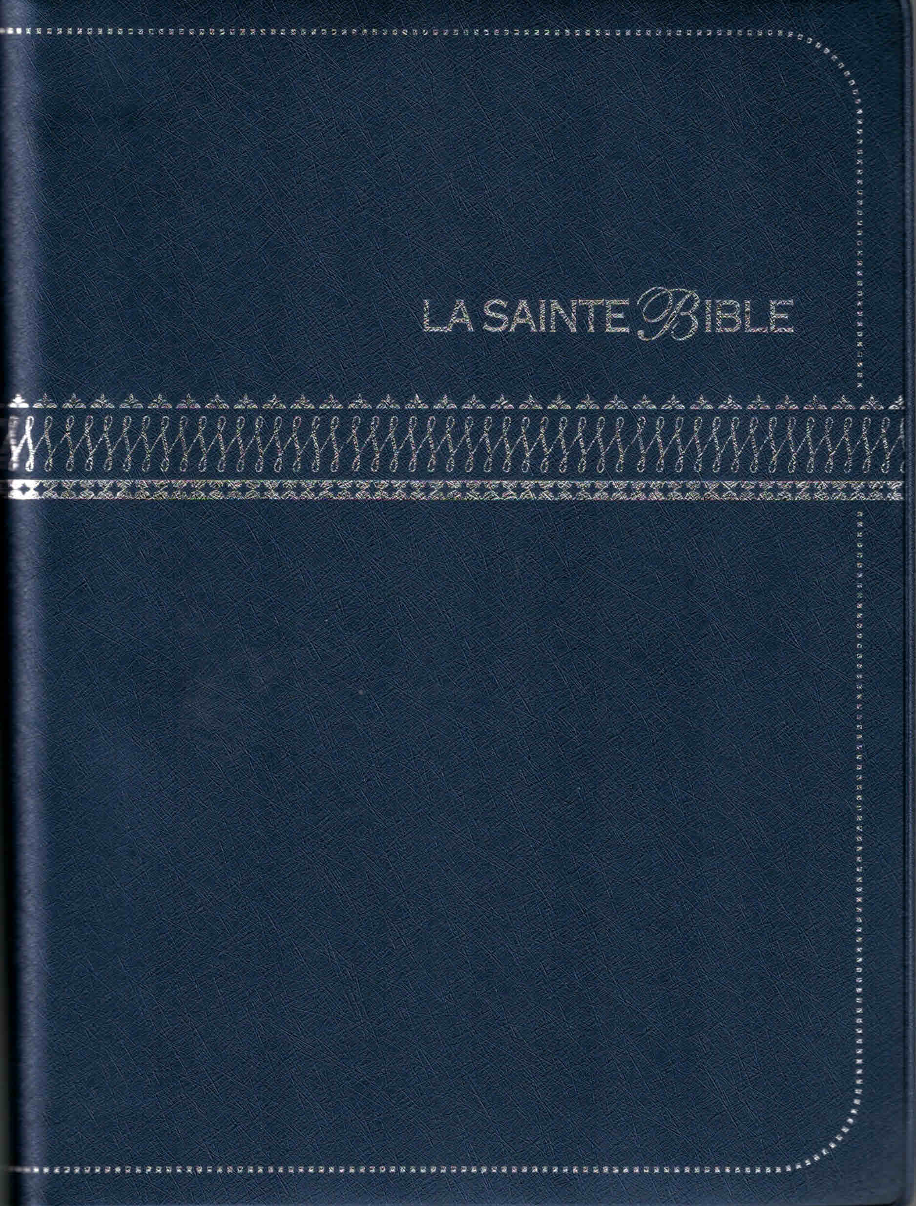 Bible SG 1910 souple vinyle bleu