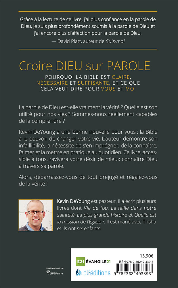Image #1 du produit Croire Dieu sur parole