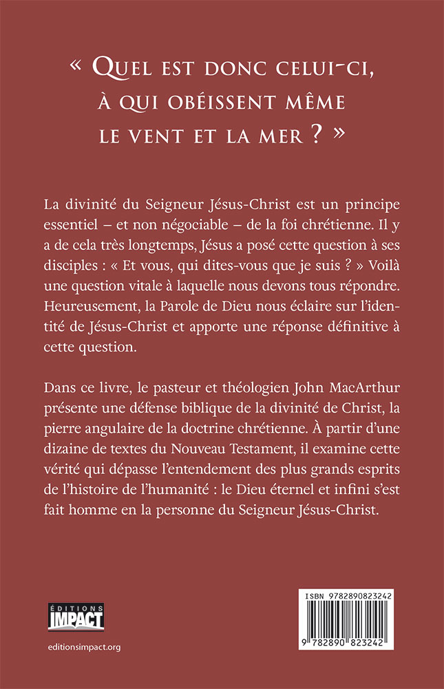 Image #1 du produit La divinité de Christ