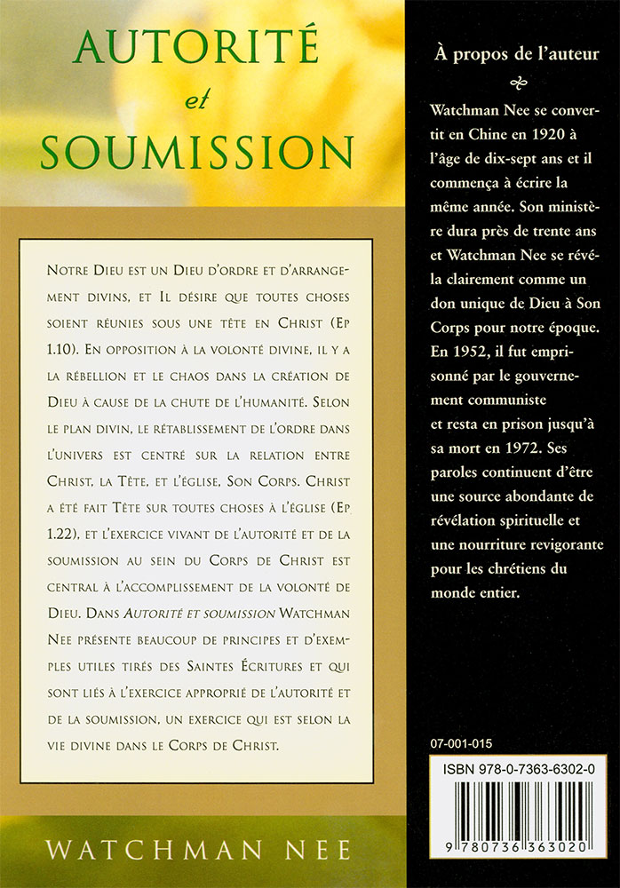 Image #1 du produit Autorité et soumission