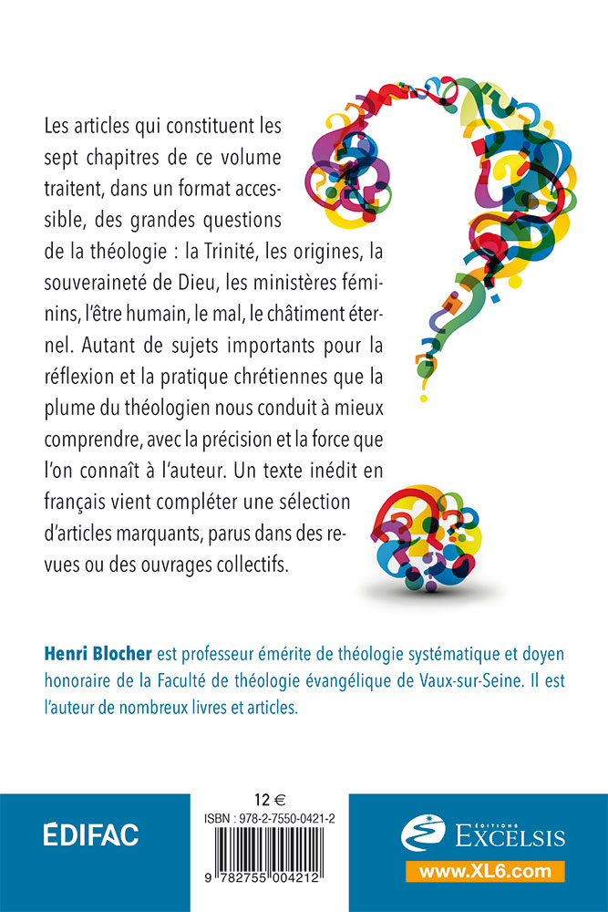 Image #1 du produit Les grandes questions de la théologie - volume 1