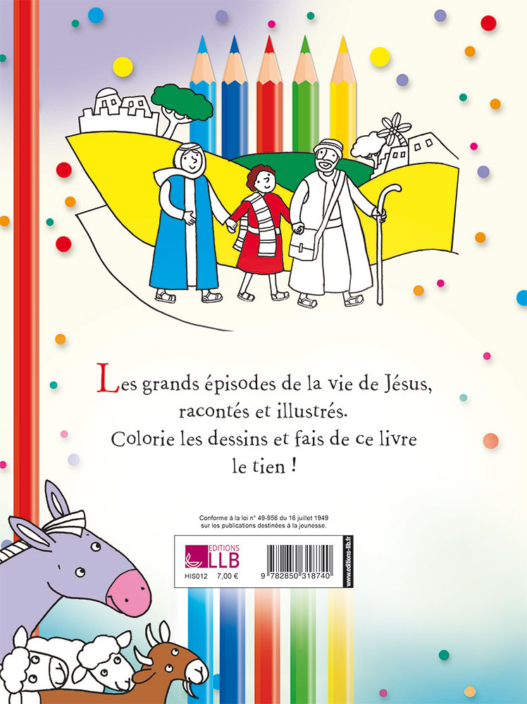 Image #1 du produit L'histoire de Jésus - Livre de coloriage