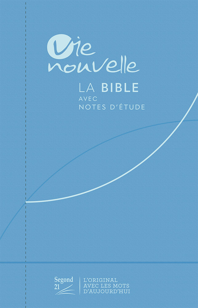 Bible d'étude SG 21 Vie Nouvelle souple toile bleue