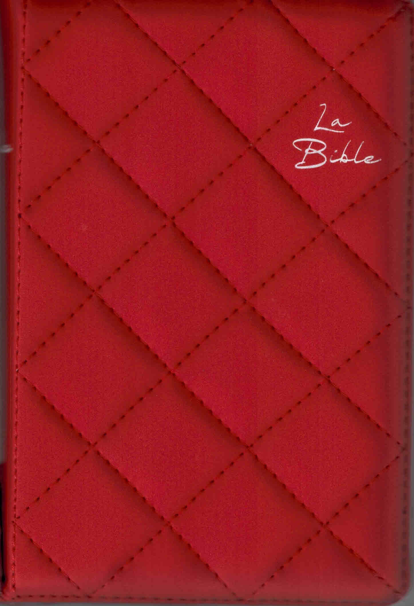 Bible SG 21 Compacte rouge onglets