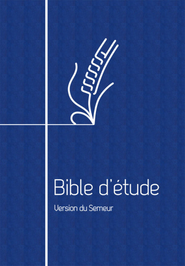 Bible Semeur étude 2015 souple bleue zipper