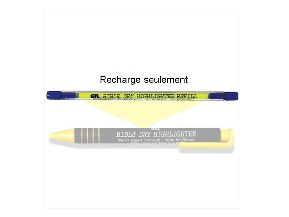 Image #0 du produit Recharge pour surligneur jaune