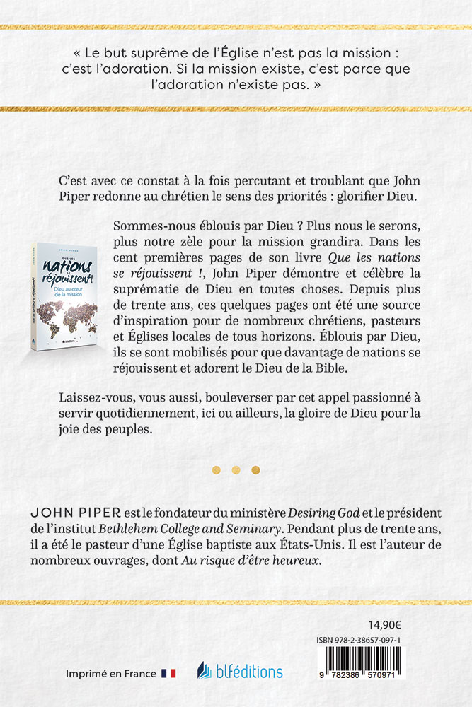 Image #1 du produit Que les nations se réjouissent - version courte