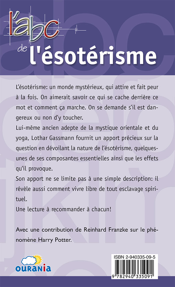 Image #1 du produit L'abc de l'ésotérisme