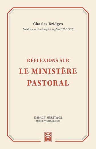 Réflexions sur le ministère pastoral