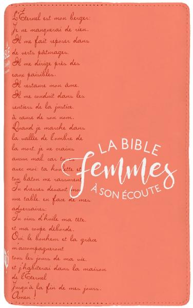 Bible Femmes à son écoute souple corail