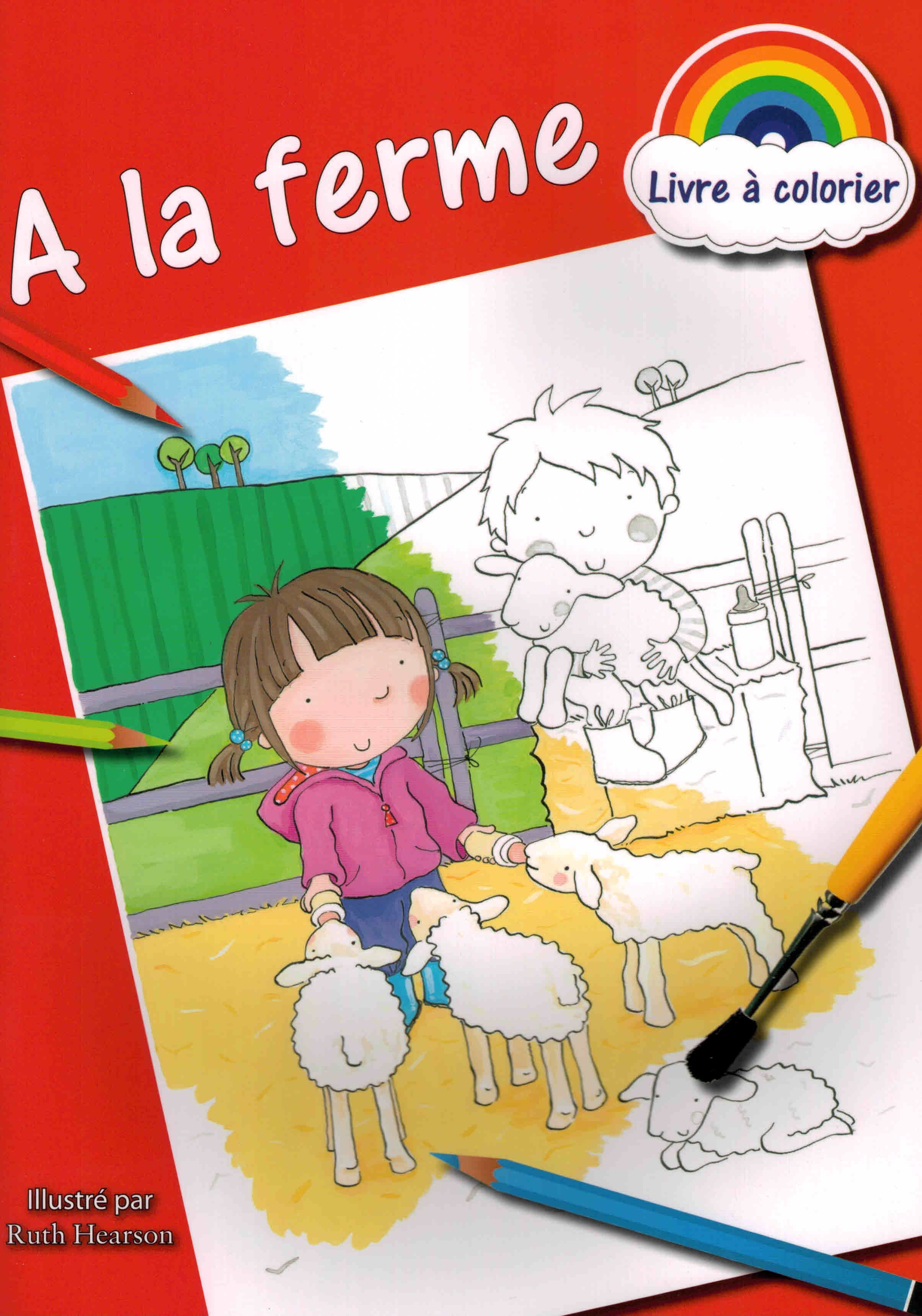 À la ferme Livre à colorier