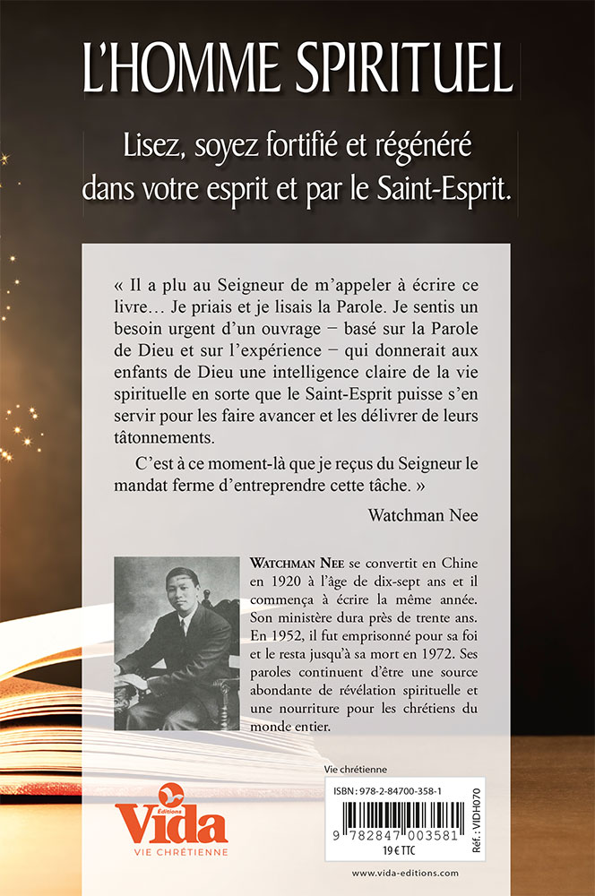 Image #1 du produit L'homme spirituel - Watchman Nee
