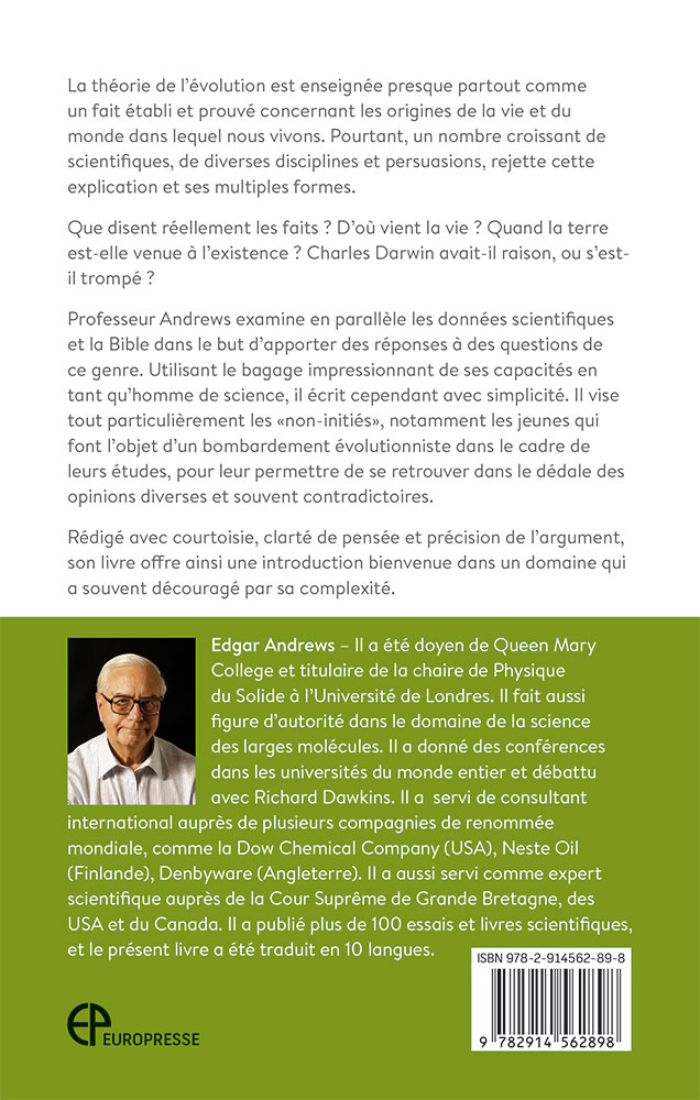Image #1 du produit La science la création & Dieu