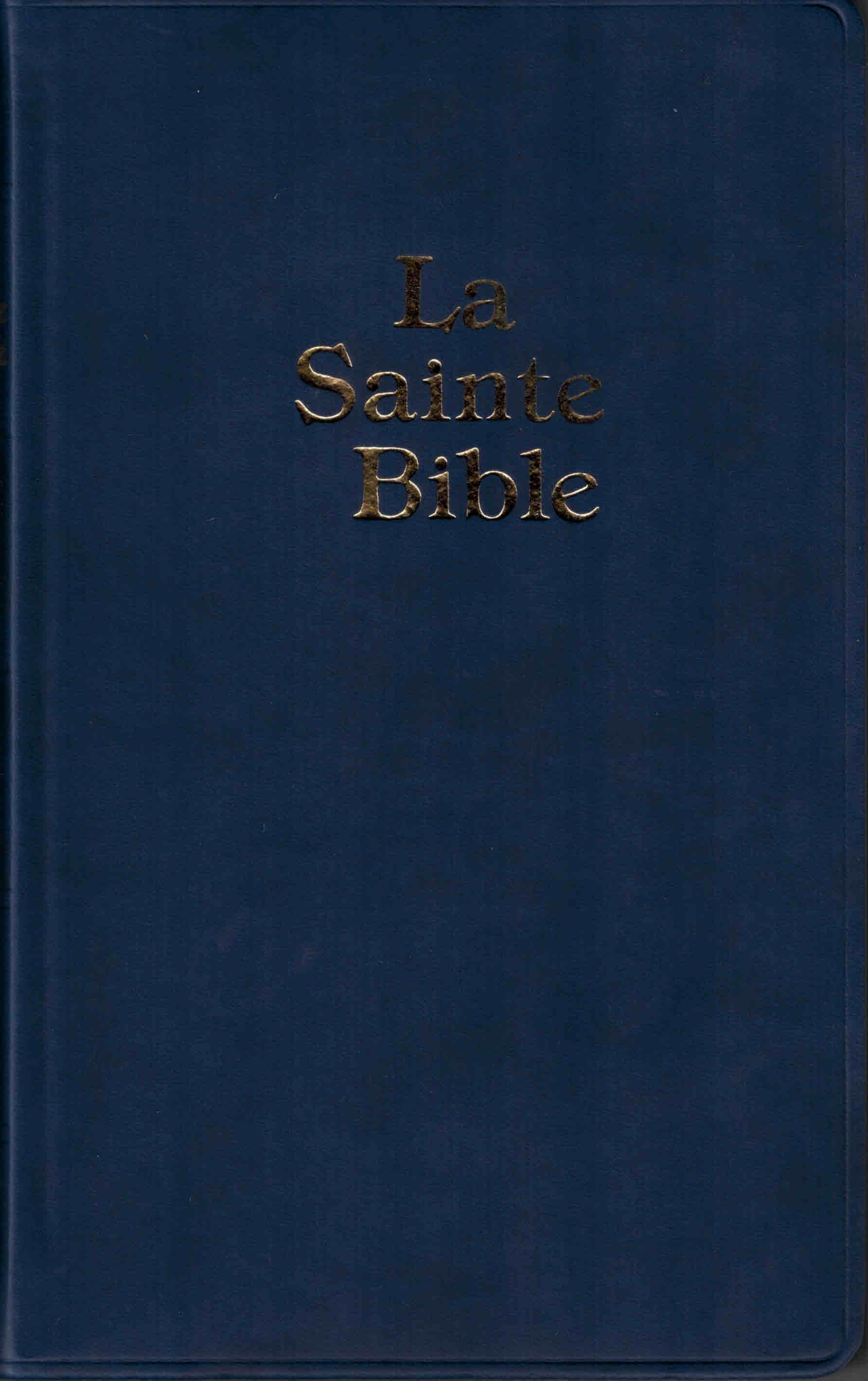 Produit Bible Darby gros caract res bleu Librairie chr tienne