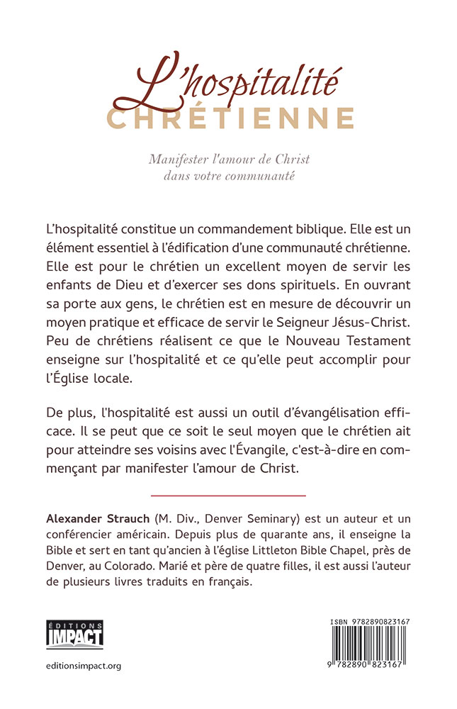 Image #2 du produit L'hospitalité chrétienne