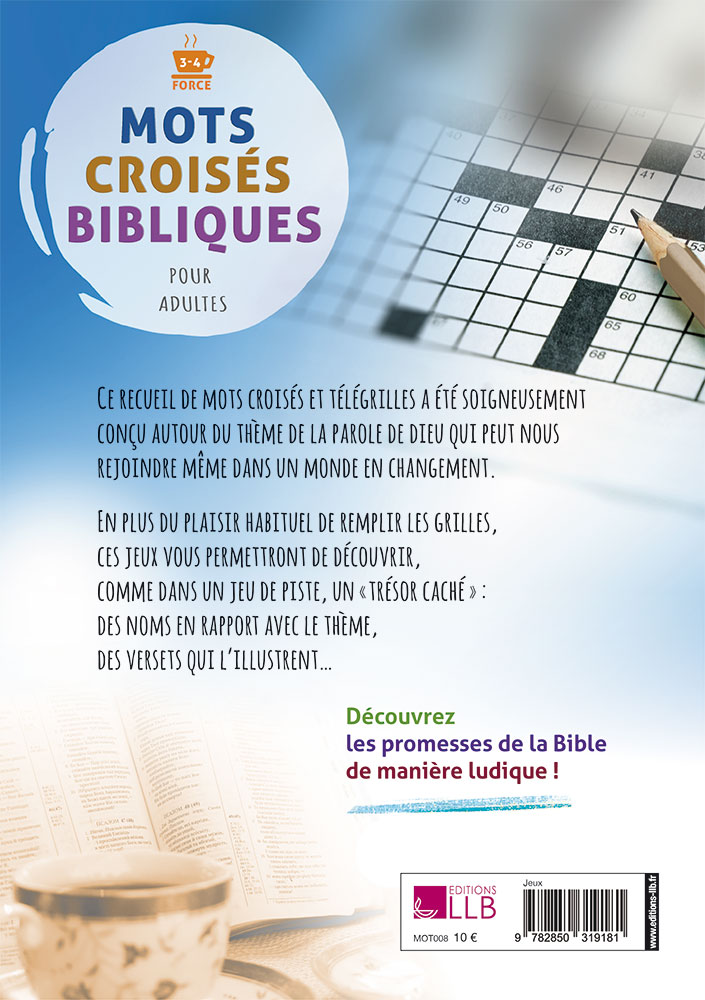 Image #1 du produit Mots croisés bibliques pour adultes - tome 6