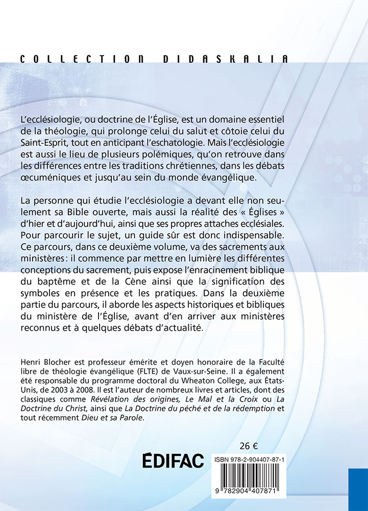 Image #1 du produit La doctrine de l'Église et des sacrements tome 2