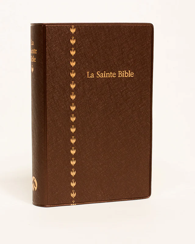 Image #1 du produit Bible Colombe souple vinyle brun