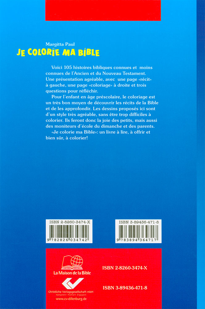 Image #1 du produit Je colorie ma Bible