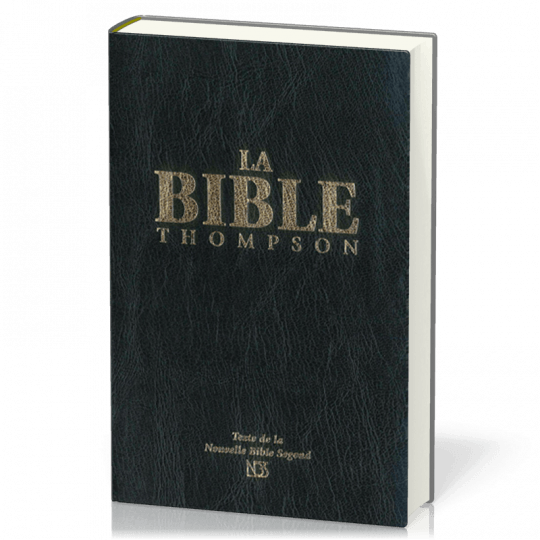 Bible Thompson NBS rigide noire