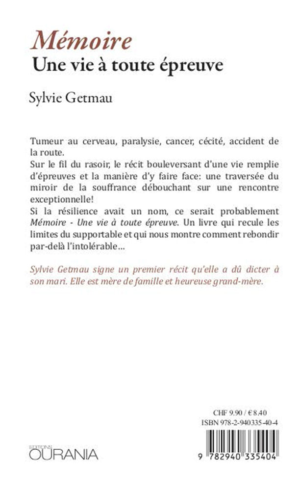 Image #1 du produit Mémoire