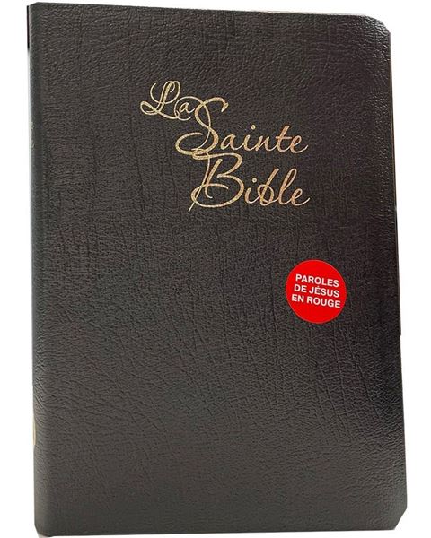 Bible Segond 1910 gros caractères souple noire onglets zipper