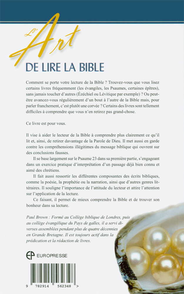 Image #1 du produit L'art de lire la Bible