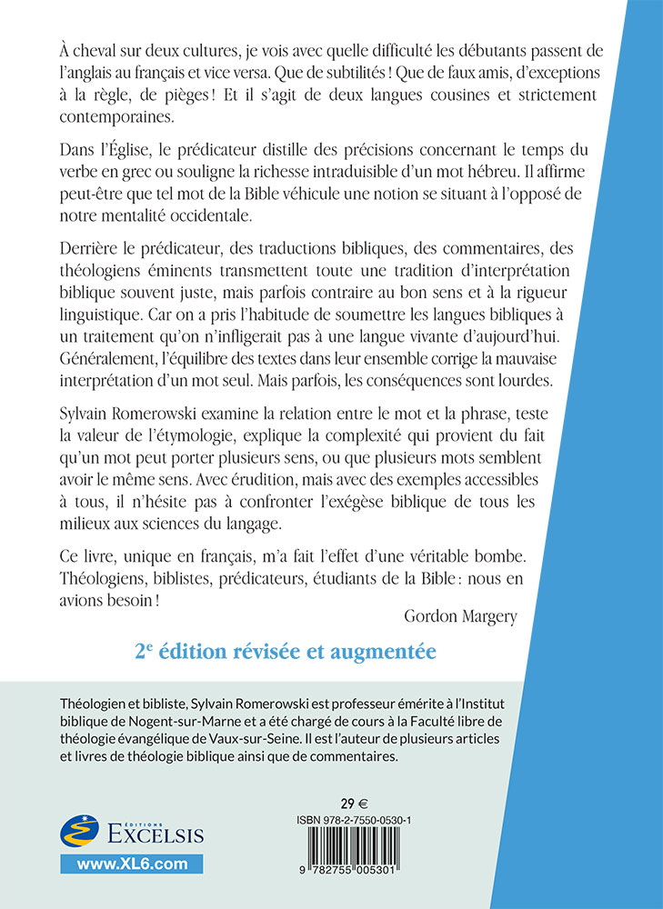 Image #1 du produit Les sciences du langage et l'étude de la Bible