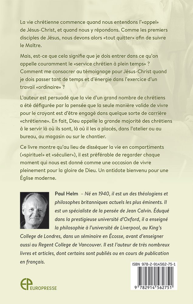 Image #1 du produit La vie chrétienne est une vocation