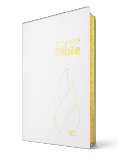 Bible NEG compacte toilée blanche