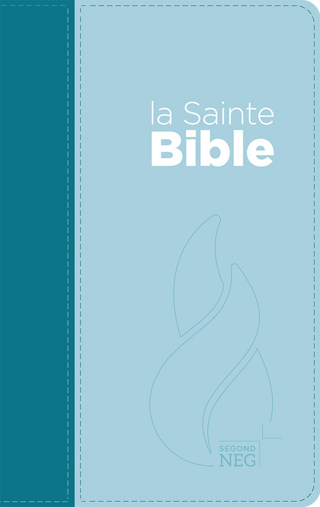 Bible NEG souple duo turquoise et bleu