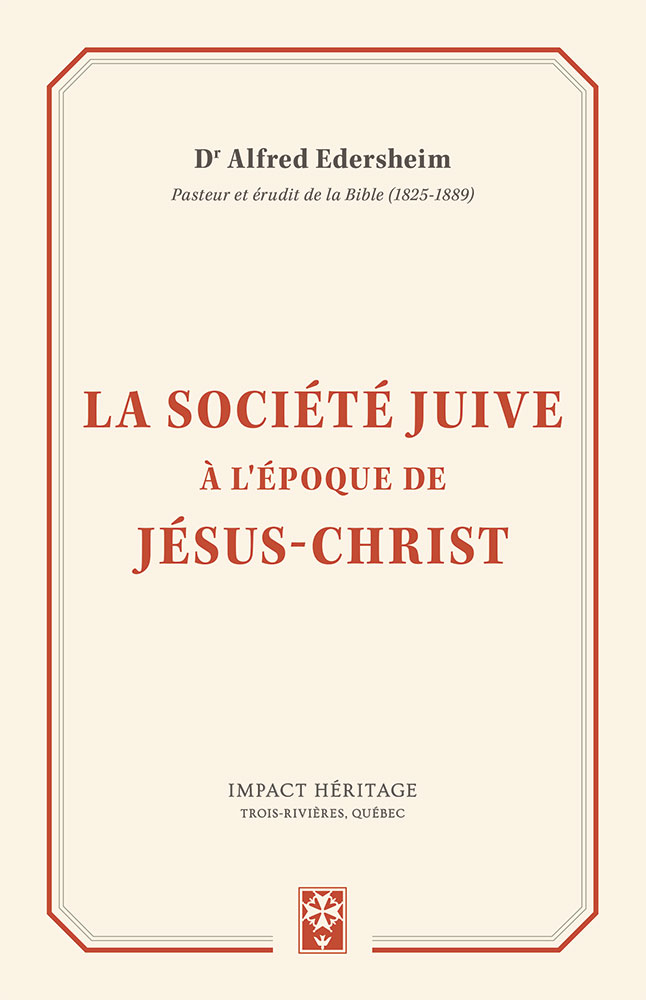 La société juive à l'époque de Jésus-Christ