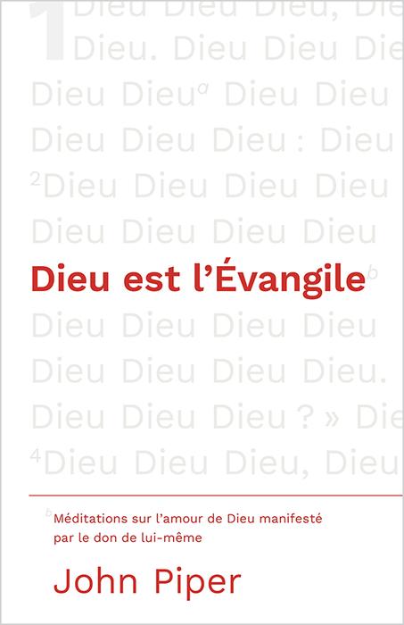 Image #0 du produit Dieu est l'Évangile - Piper