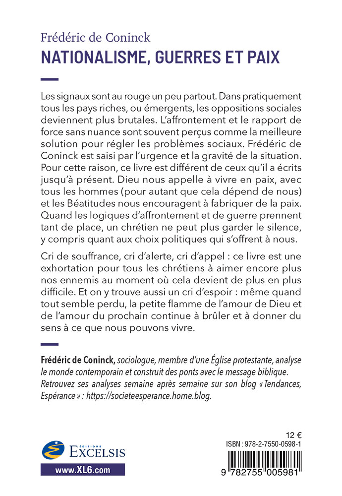 Image #1 du produit Nationalisme, guerres et paix