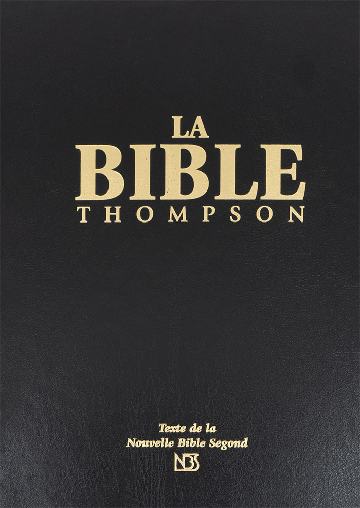 Bible Thompson NBS rigide noire
