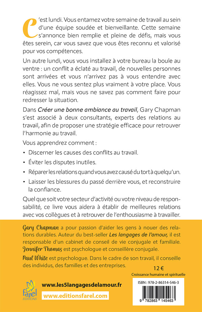 Image #1 du produit Créer une bonne ambiance de travail