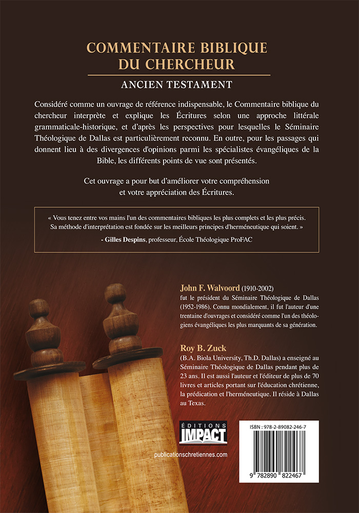 Image #1 du produit Commentaire biblique du chercheur Ancien Testament