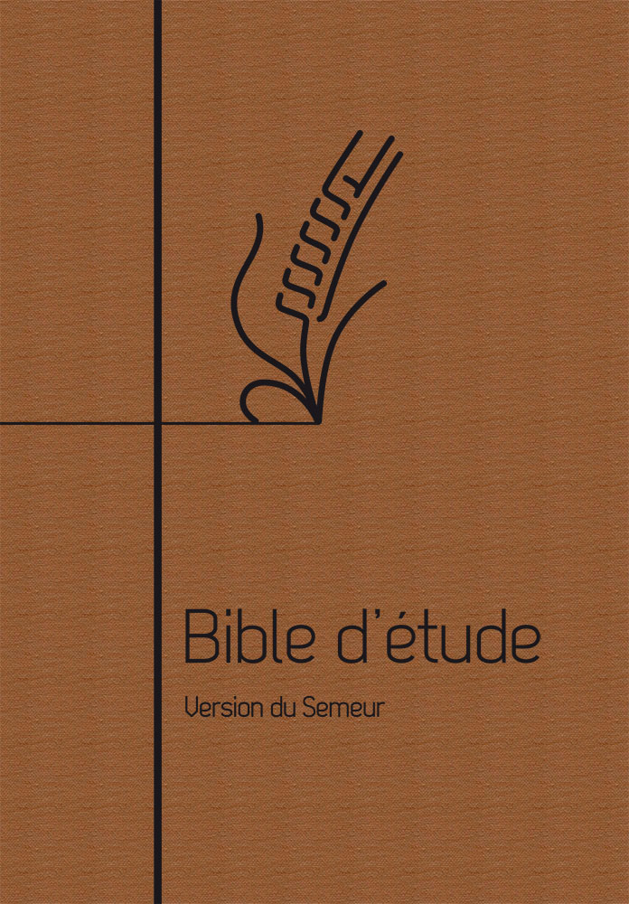 Bible Semeur d'étude 2015 souple brun marron