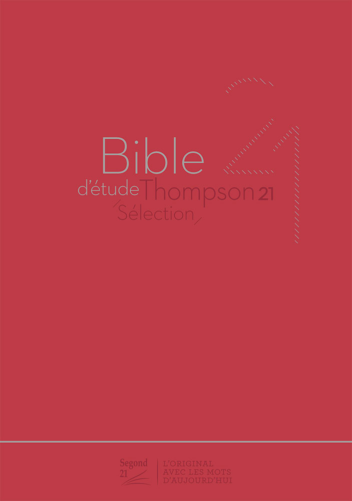 Bible d'étude Thompson 21 Sélection rouge