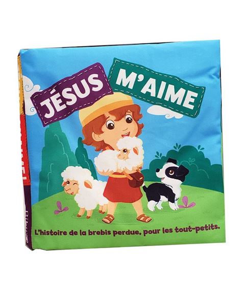 Jésus m'aime - Livre en tissu