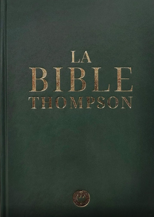 Image #0 du produit Bible Thompson rigide verte avec onglets