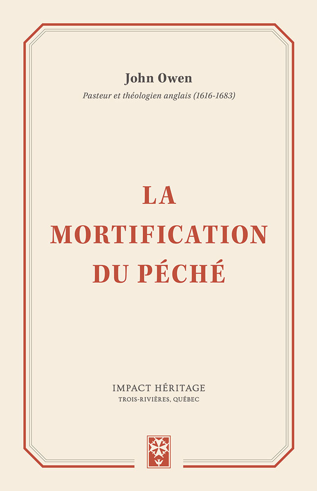 La mortification du péché